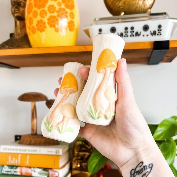 Other - Tall Mushroom Salt and Pepper Shakers